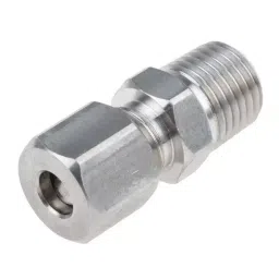 RS PRO in-Line Thermocouple Compression Fitt ing for Thermocouple 1/4 NPT 1/4 in Probe, 1235575-30