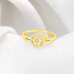GIVA 925 Sterling Silver Golden Star is Born Ring Fixed Size For Women-image-11