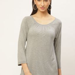 Rute Women Grey Solid Slim Fit Hot Pants-image-88
