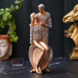 eCraftIndia Multicolor Polyresin  Romantic Couple Statue Human Figurine Showpiece-image-72