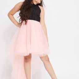StyloBug Girls Pink Printed Dress-picture-44