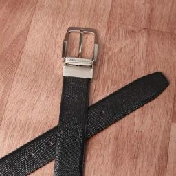 Louis Philippe Black & Brown Leather Reversible Belt for Men-image-37