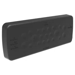 NVENT HOFFMAN GLAND PLATE, RECTNGLR, 20 ENTRY, BLK, CEPH2024-24