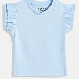Eteenz Kids Girls Flutter Sleeve Top-image-93