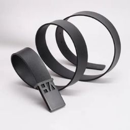 Van Heusen Black Leather Waist Belt for Men-image-129
