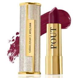 MyGlamm Pout by Karan Johar Luxe Plumping Lipstick Wine N Pout - 3.5 gm-21