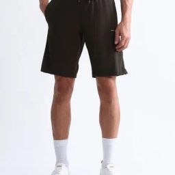Uspa Active Brown Slim Fit Sports Shorts-image-47
