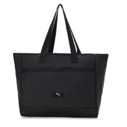 Puma Black Solid Tote Handbag-image-18