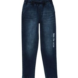 Gini and Jony Boys Navy Blue Heavy Fade Jeans-picture-5