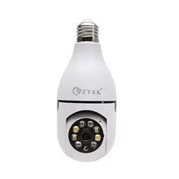 Zysk Bulb Shape Wifi CCTV Security Camera with LED Lights, Two Way Audio, Colour Night Vision, Remote Viewing, Indoor Camera-20
