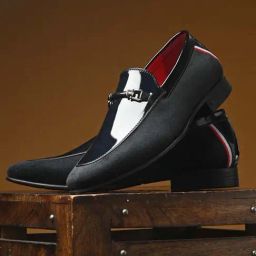 San Frissco Men's Black Formal Loafers-image-25