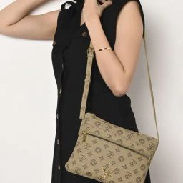 Lavie Taupe Printed Sling Handbag-98
