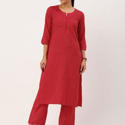 Saanjh Women Regular Kurta with Trousers-picture-58