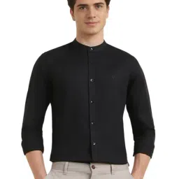 Allen Solly Black Slim Fit Shirt-picture-46