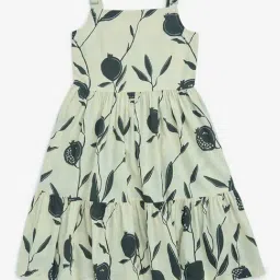 Utsa Kids by Westside Off-White Tiered Cotton-Blend Dress-image-77