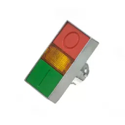 Sibass Electric Twin Push Button Diameter 22.5 mm Metal Body Without Contact Element with CE Mark, SE-BW8375 (Pack of 200)-7