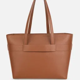 irth by house of titan IRTH Textured Structured Shoulder Bag image 3
