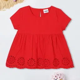 max Cotton Solid Pattern Top-picture-15