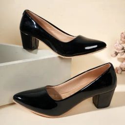 Mozafia Women's Black Casual Pumps-image-83