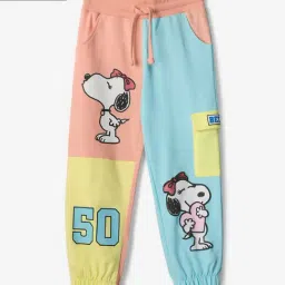 The Souled Store Peanuts: Happy Belle Girls Joggers (2-8 Yrs)-picture-44