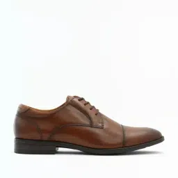 Aldo Men's Cognac Derby Shoes-image-95