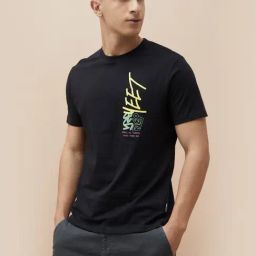 Fame Forever By Lifestyle Black Cotton Regular Fit Printed T-Shirt-image-66