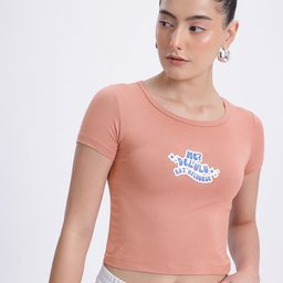SZN Typography Print Bamboo spandex Tank Crop Top-image-72