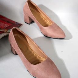 Mozafia Women's Peach Casual Pumps-image-33