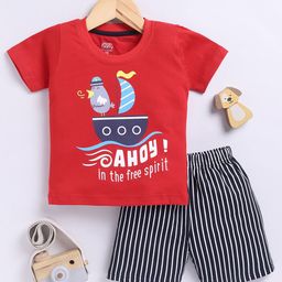 Toonyport Boys Printed T-shirt with Shorts-picture-11