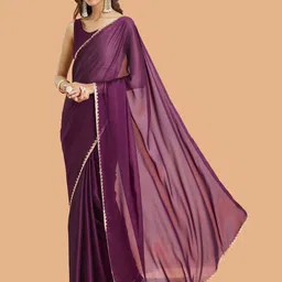 LOROFY Embroidered Border Beads and Stones Patola Saree-picture-8