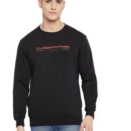 Duke Black Regular Fit Sweatshirt-image-54