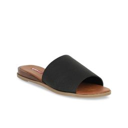 Bata Women Black Solid PU Open Toe Flats-image-42