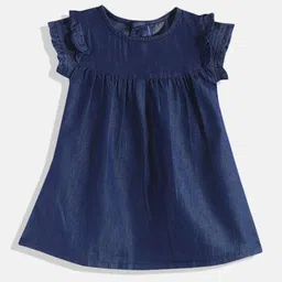 YK Girls Ruffled A-Line Dress-picture-14