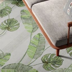 India Circus By Krshna Mehta Multi Chenille Printed Rugs and Dhurries-19