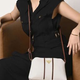 Lavie Off White Color Block Sling Handbag-16