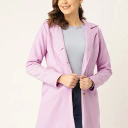 BRINNS Purple Solid Overcoat-image-60