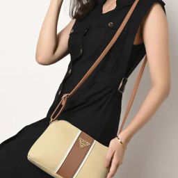 Lavie Sand Color Block Sling Handbag-27