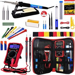 Plusivo Soldering Iron Kit with Digital Multi-meter V5 (EU Plug) image 1