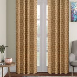 Cortina Brown Set of 2 Door Curtains-image-36