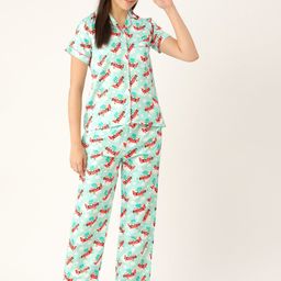 bedgasm Women Conversational Printed Night suit-picture-39