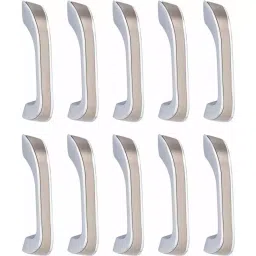Atom Zinc Silver Glossy Finish Cabinet/Drawer Handle, CH-ZN-252-CPSS-04-110 (Pack of 10)-picture-7