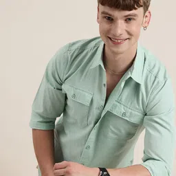 HERE&NOW Pure Cotton Casual Shirt-picture-23