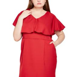 Oxolloxo Curves Red Above Knee Dress-picture-15