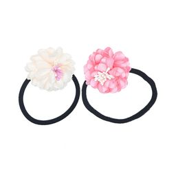 FUNKRAFTS Girls Black Set of 2 Ponytail Holders-45