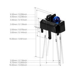 TCRT5000 Reflective Photoelectric Switch Reflective IR Sensor For Proximity DetectionObject Detection Switch Module - RS1469TCRT5000 Reflective Photoelectric Switch Reflective IR Sensor For Proximity DetectionObject Detection Switch Module - RS1469 image 4