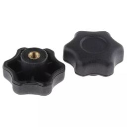 RS PRO Black Multiple Lobes Clamping Knob M6 Threaded Hole, 161098-image-63