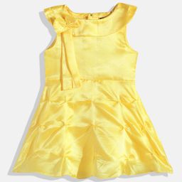 YK Girls A-Line Dress with Bow Detail-image-50