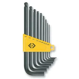 CK TOOLS HEXAGON KEY SET, A/F, 9PC, T4444I-14