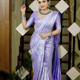 AVANTIKA FASHION Woven Design Zari Pure Silk Kanjeevaram Saree-picture-47