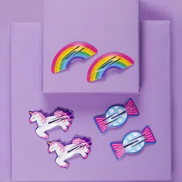 Arendelle Girls Set of 6 Tic Tac Hair Clip-31